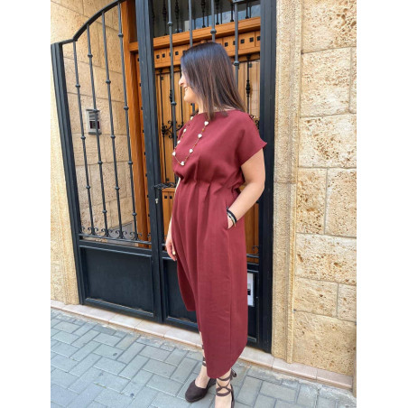 Vestido teja
