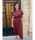 Vestido teja