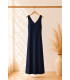 Vestido de tirantes marino