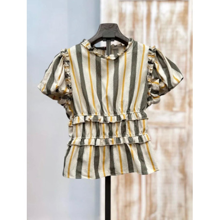 Blusa de rayas