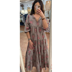 VESTIDO DE RAYAS
