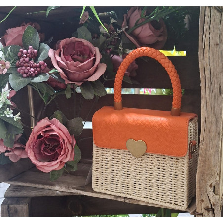 bolso  naranja