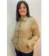 Chaqueta Acolchada Color Camel