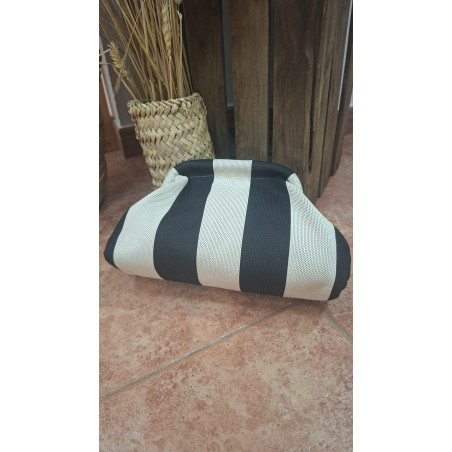 Bolso de rayas