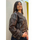 Chaqueta poli piel con arandelas y tachuelas