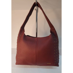 Bolso de hombro en piel sintética