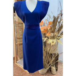 vestido azul klein